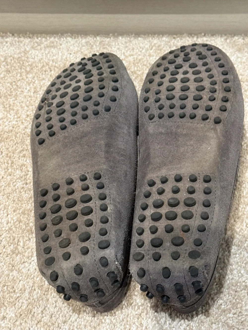 Tod's Women's City Gommino Drivers in grey suede